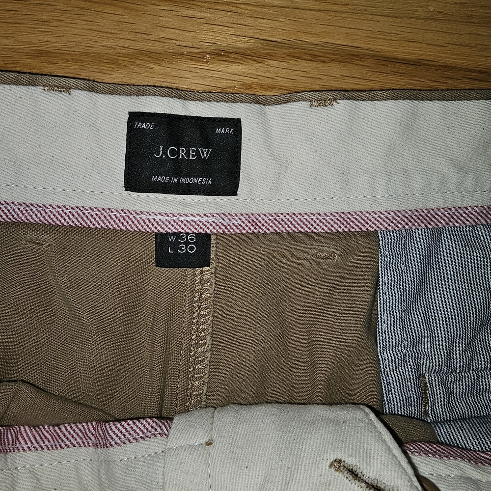 J. Crew Men's Khaki Chinos - Picture 5 of 8